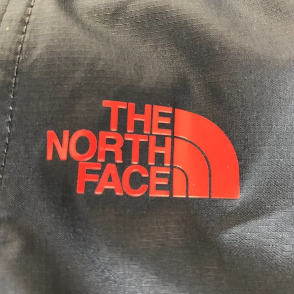 The North Face Anorak Hooded Windbreaker with Kangaroo Pouch.  Dark Blue White S - Picture 2 of 16